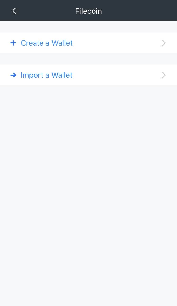 How to create FileCoin wallet MathWallet